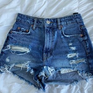 Zara, 0, denim shorts